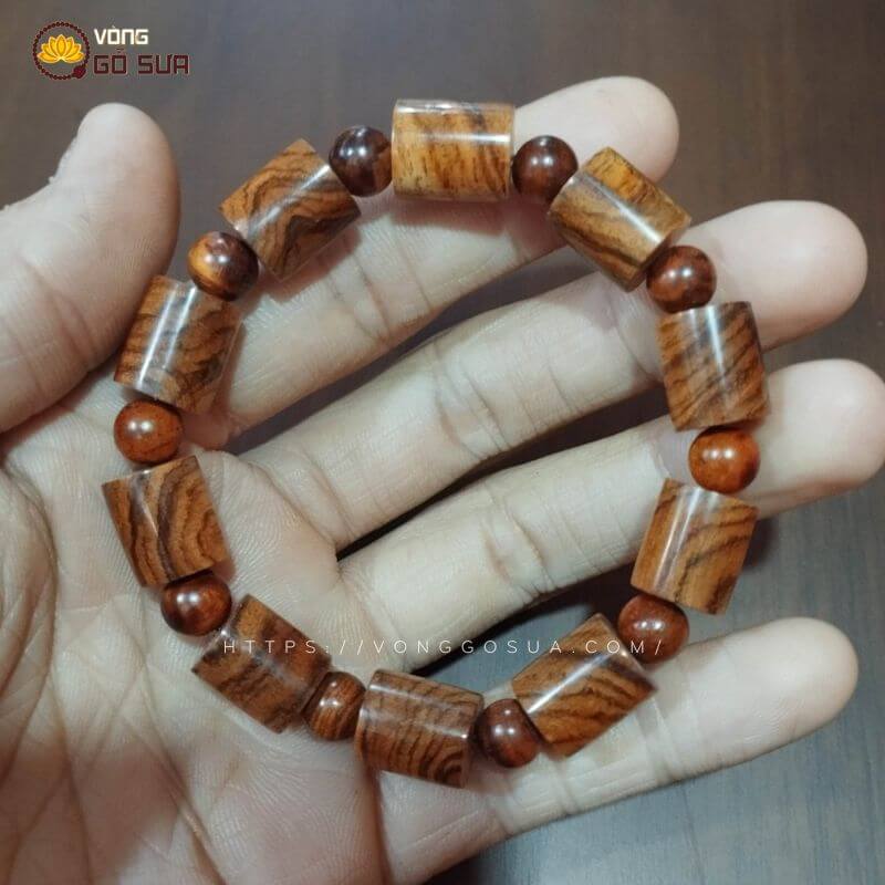 Vòng Gỗ Sưa Quảng Bình Đốt Trúc 9 Vòng gỗ sưa Quảng Bình đốt trúc 12ly
