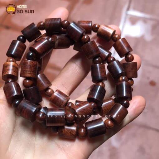 Vòng Gỗ Sưa Quảng Bình Đốt Trúc 4 Vong Go Sua Quang Binh Dot Truc
