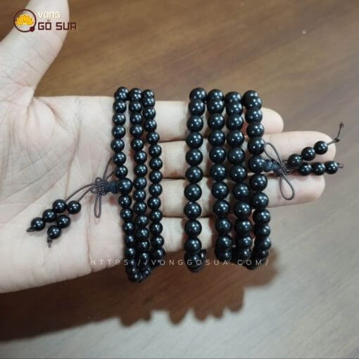 Chuỗi Vòng Gỗ Mun Sừng Đen 108 Hạt 6ly - 8ly 7 Vong Go Mun Sung 108 Hat 6ly 8ly 1
